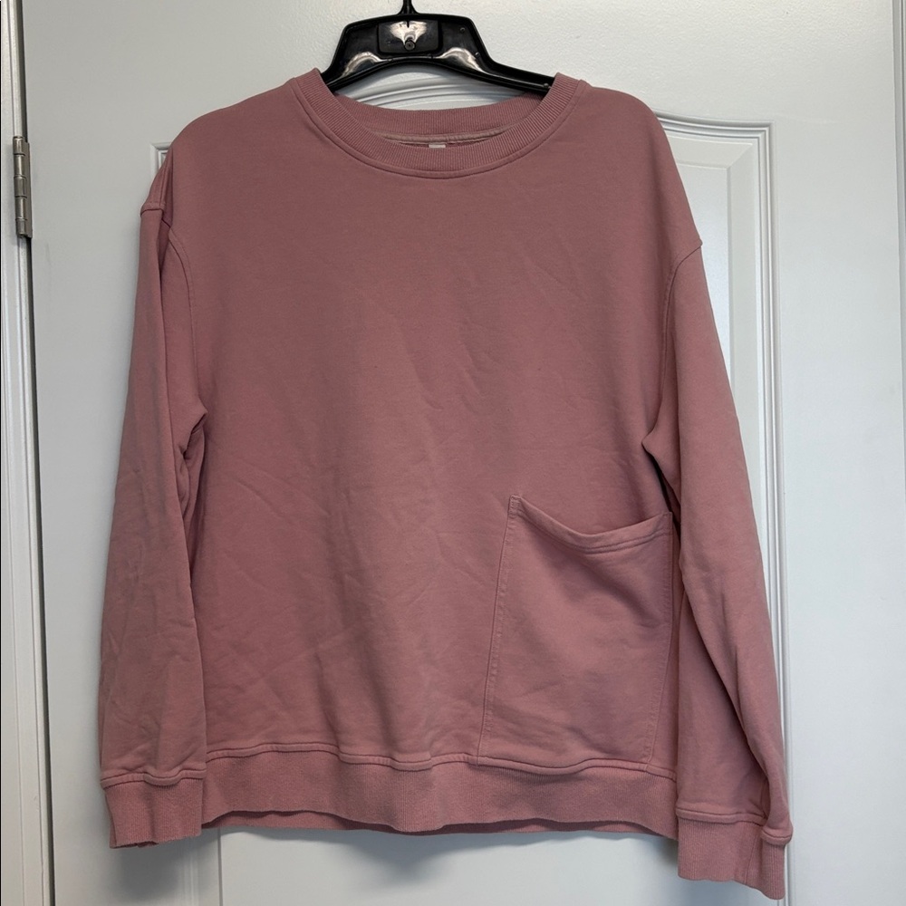 Take a NAP Relaxed Crew Sweatshirt in Pink